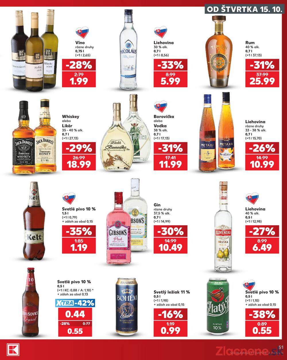 Leták Kaufland - Kaufland 15.10. - 21.10. - Kaufland Senec - strana 51 Leták Kaufland - Kaufland 15.10. - 21.10. - Kaufland Senec - strana 51