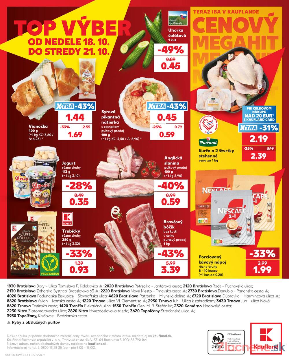 Kaufland 15.10. - 21.10. - Kaufland Bratislava - Rača