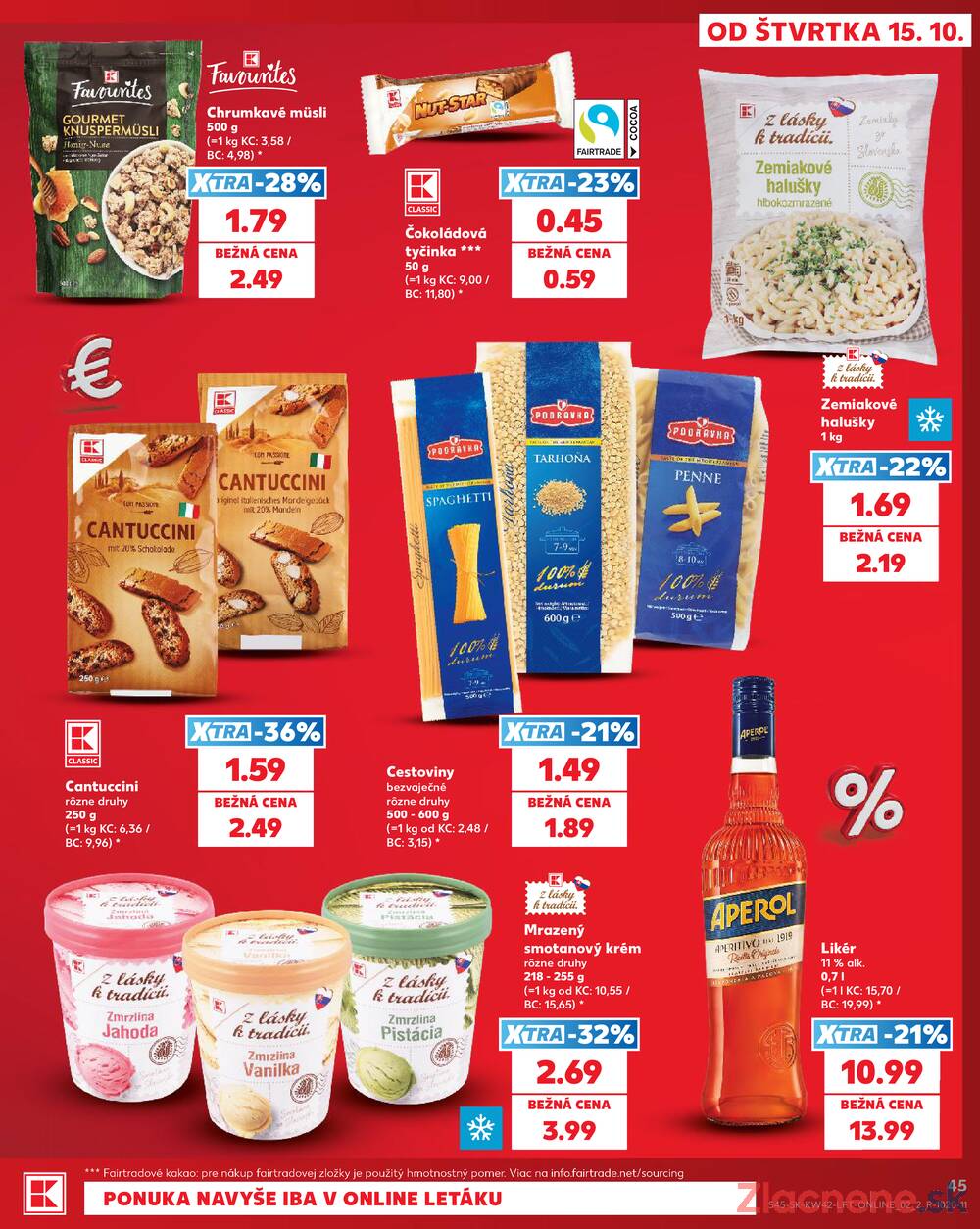 Kaufland 15.10. - 21.10. - Kaufland Nitra - Čermáň