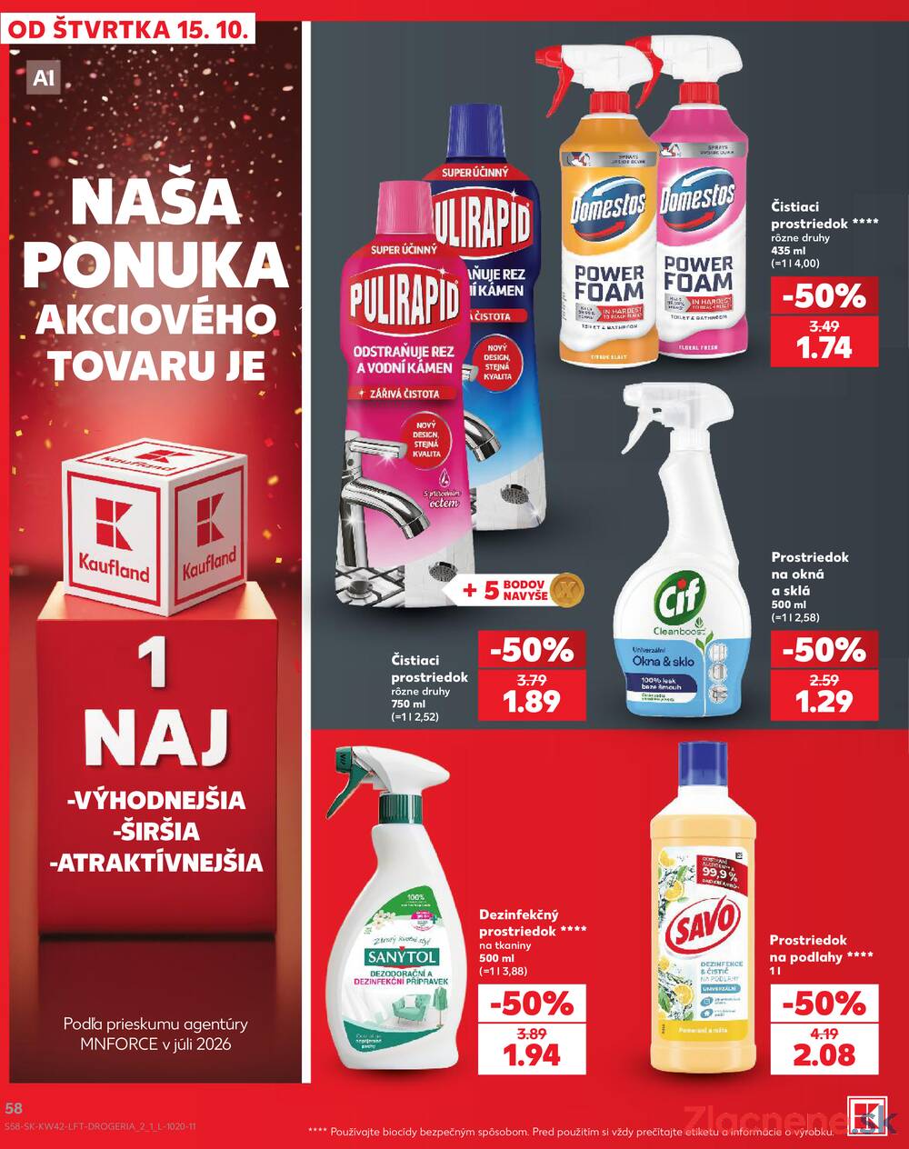 Kaufland 15.10. - 21.10. - Kaufland Nitra - Čermáň