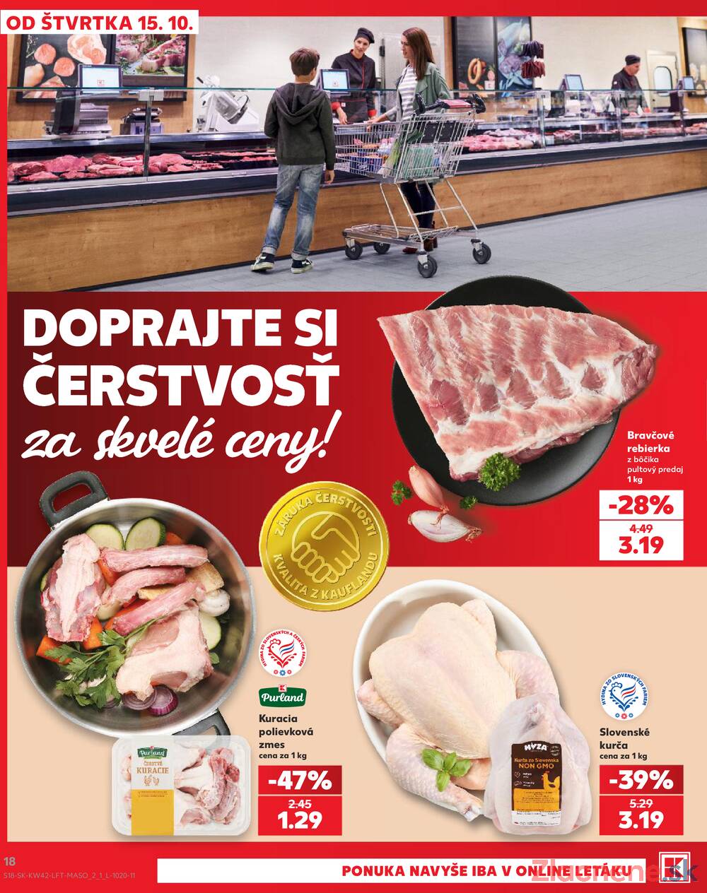 Kaufland 15.10. - 21.10. - Kaufland Trnava - Nová ul.