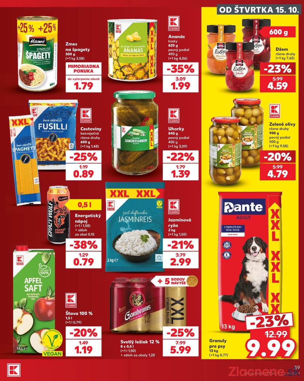 Kaufland 15.10. - 21.10. - Kaufland Trnava - Nová ul.