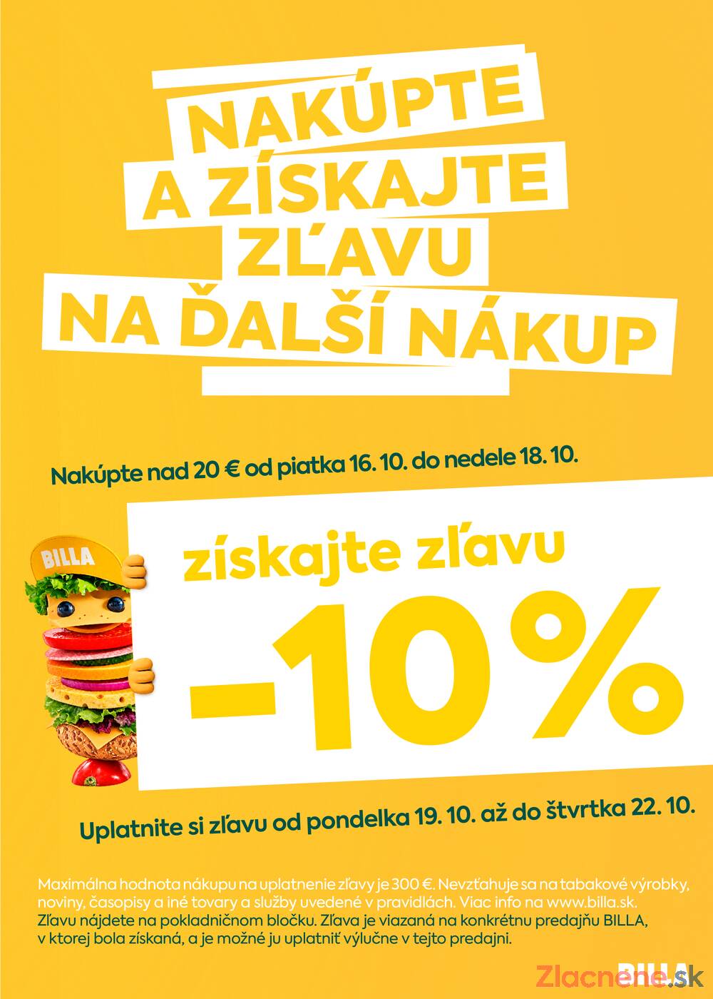 BILLA od 14.10. do 20.10.2026