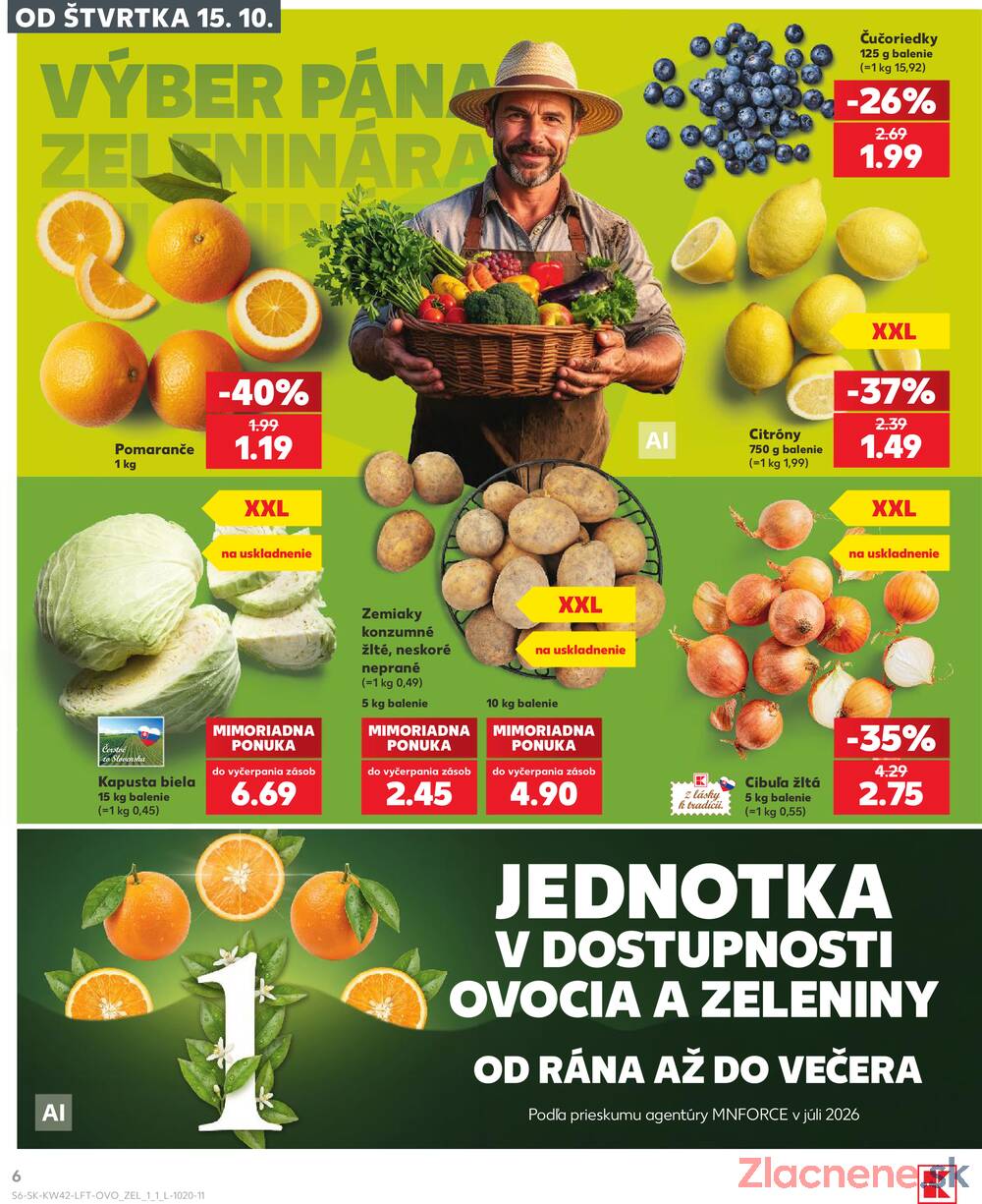 Kaufland 15.10. - 21.10. - Kaufland Bratislava - Avion (Ivanská cesta)