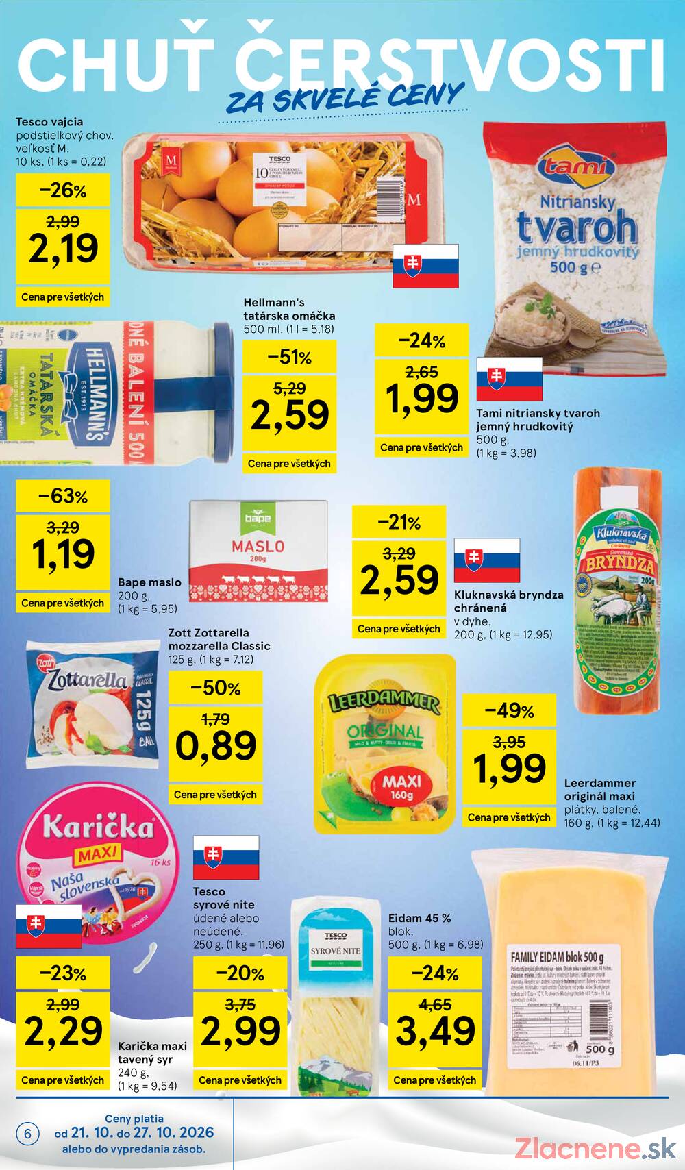 Tesco supermarkety od 21.10. do 27.10.2026
