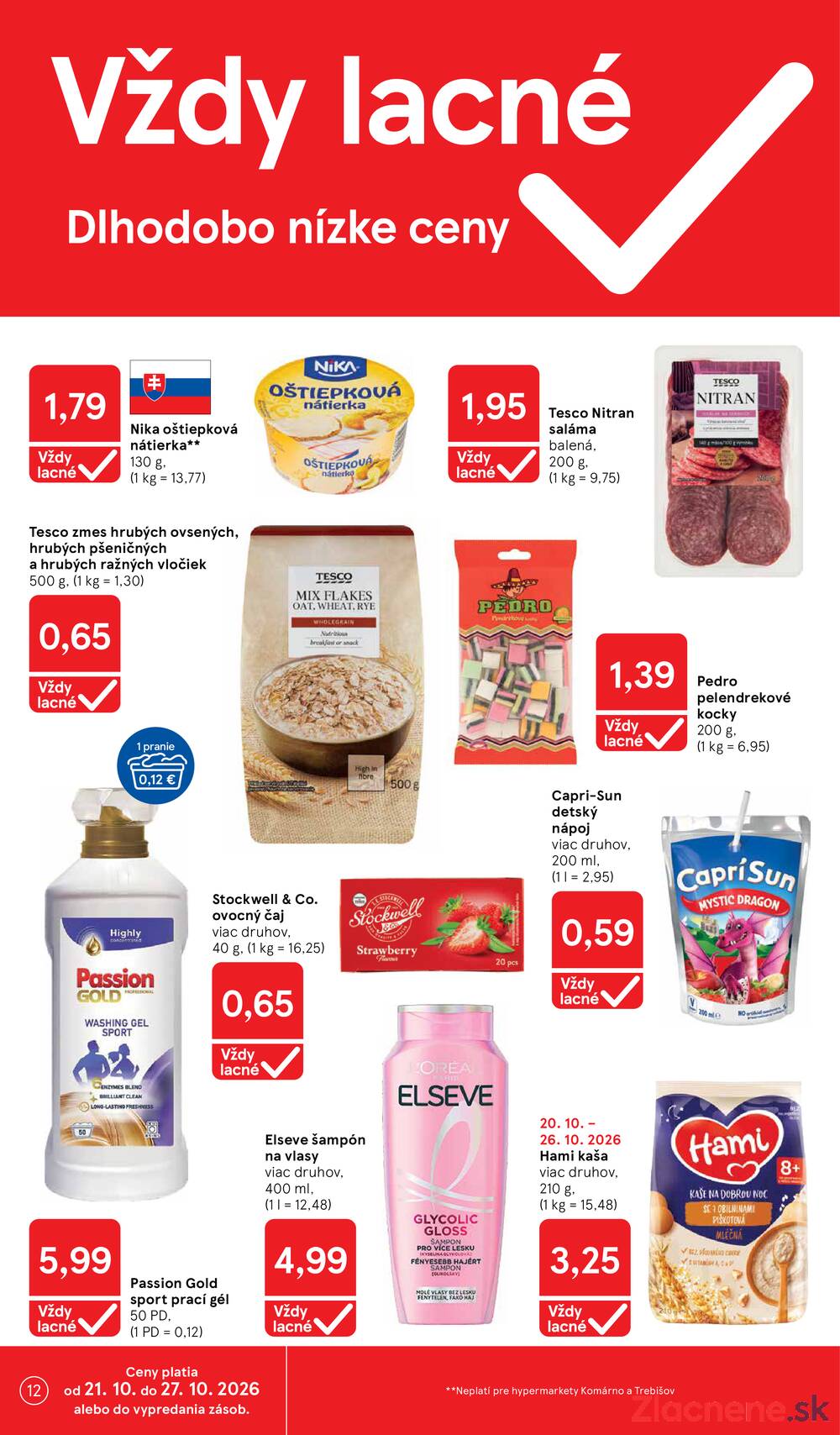 Tesco hypermarkety 21.10. - 27.10.