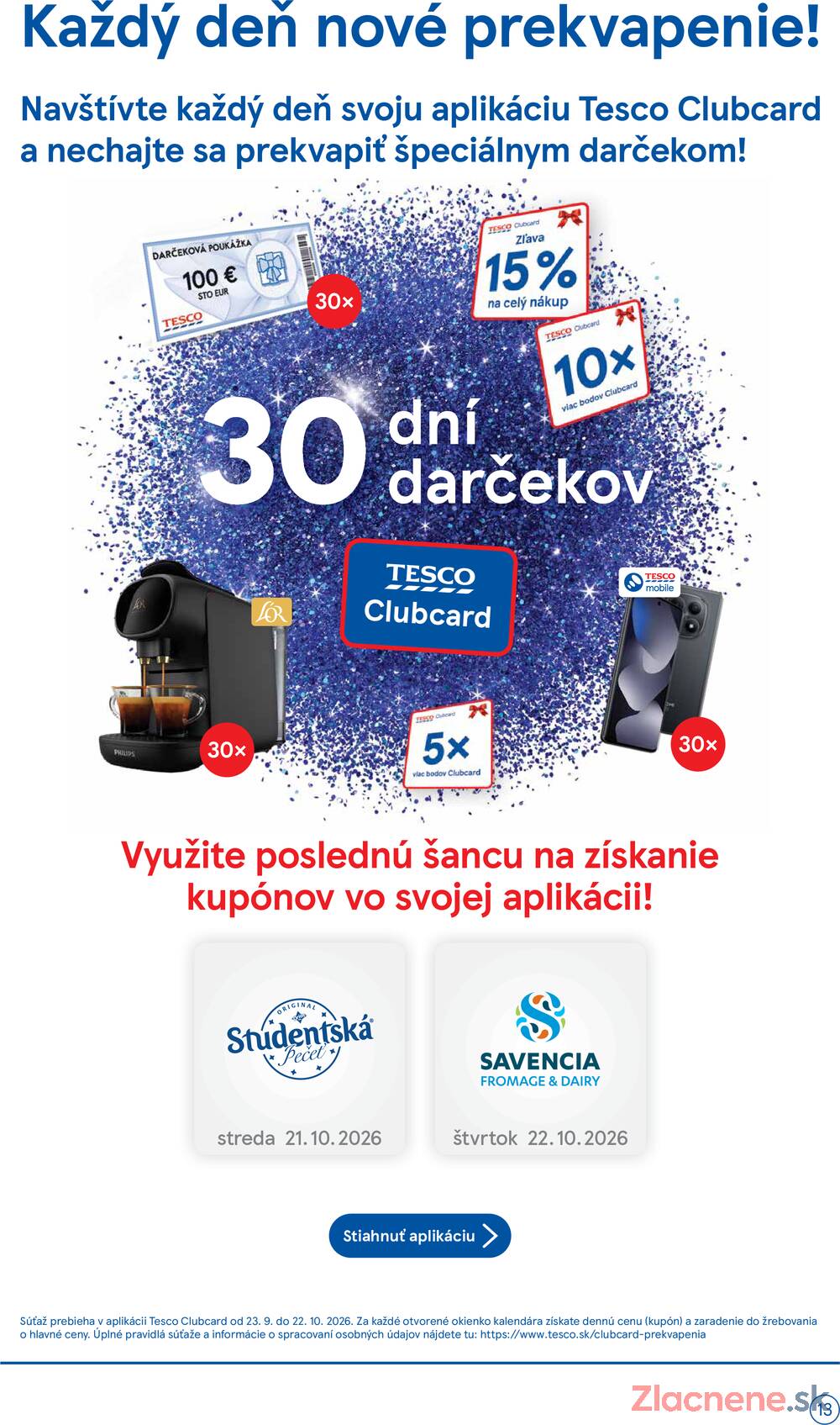 Tesco hypermarkety 21.10. - 27.10.
