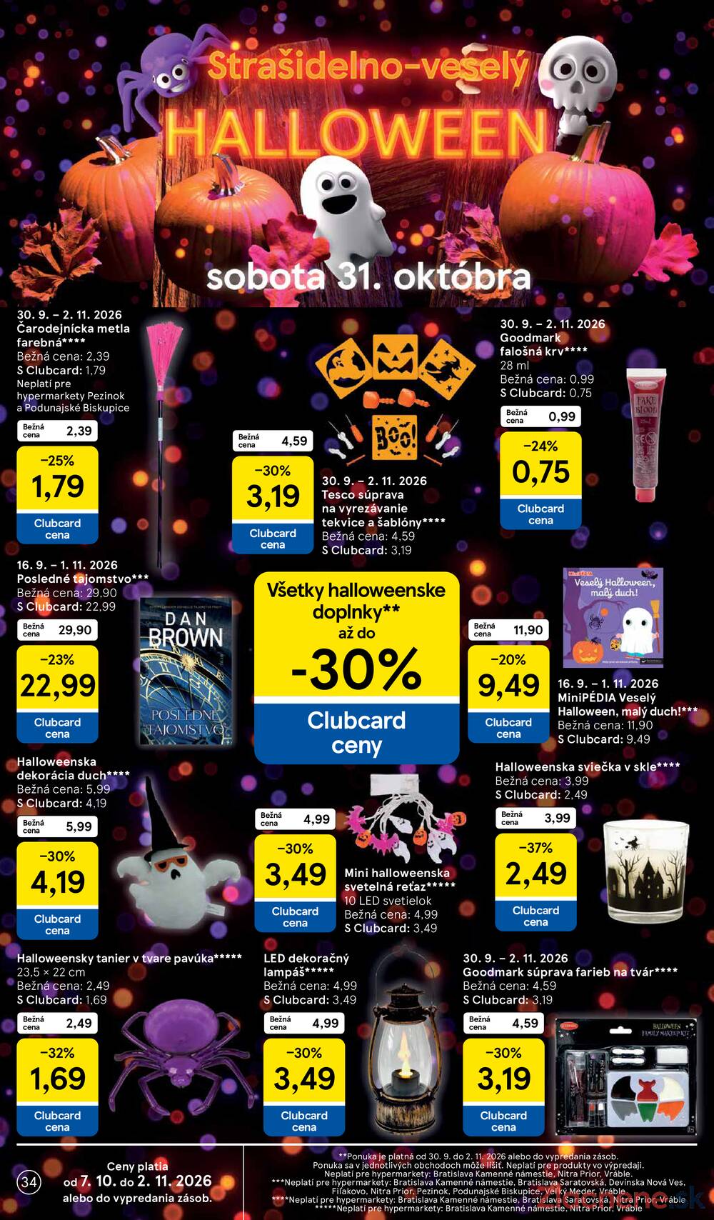 Tesco hypermarkety 21.10. - 27.10.