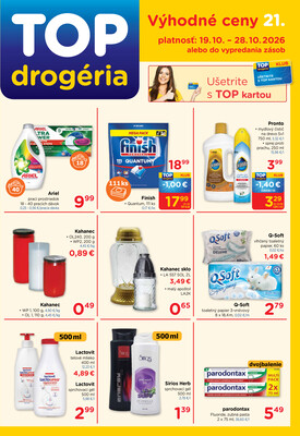 TOP drogerie : 1 leták