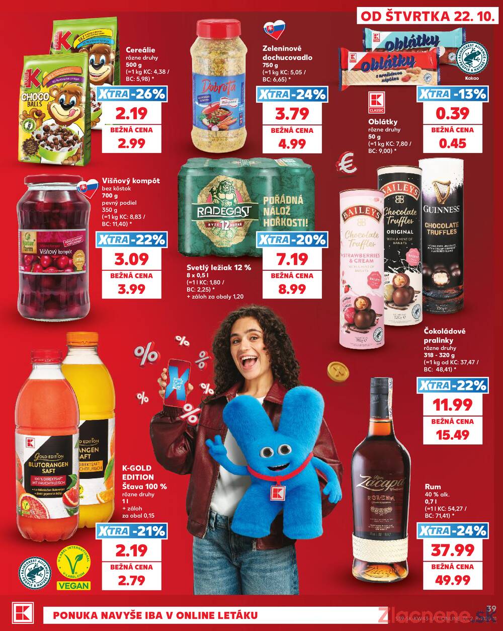 Kaufland 22.10. - 28.10. - Kaufland Vranov nad Topľou
