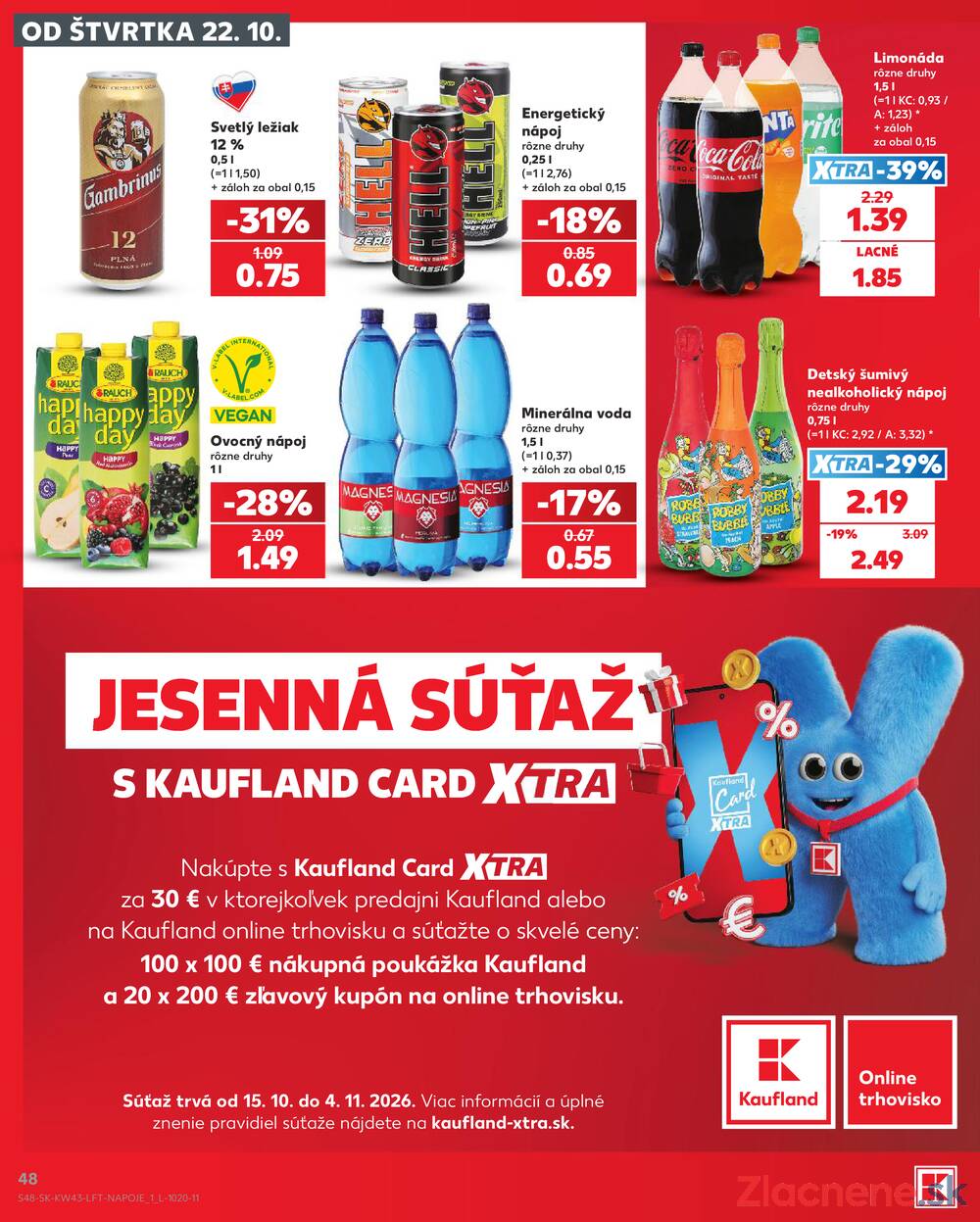 Leták Kaufland - Kaufland 22.10. - 28.10. - Kaufland Rimavská Sobota - strana 48 Leták Kaufland - Kaufland 22.10. - 28.10. - Kaufland Rimavská Sobota - strana 48