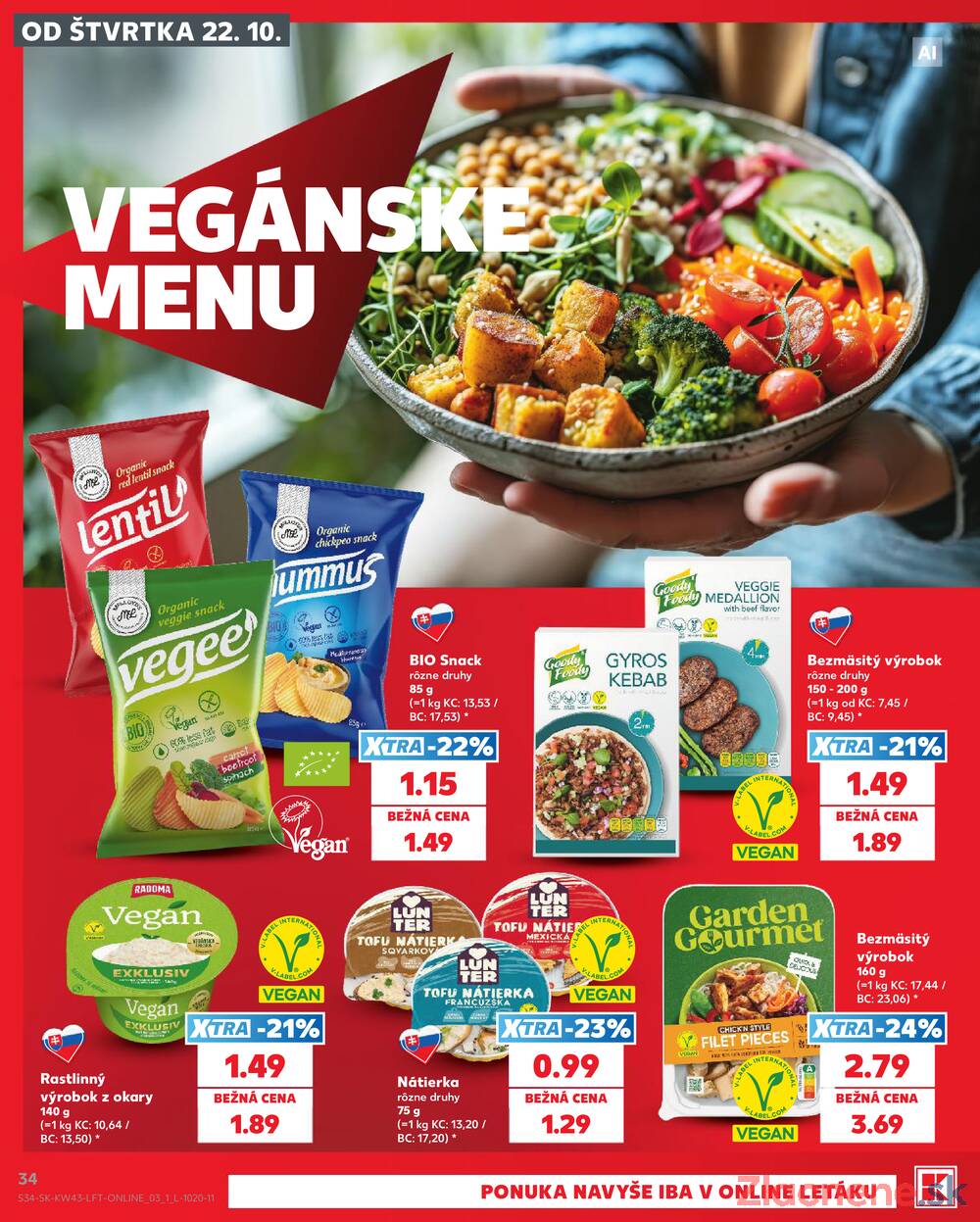 Leták Kaufland - Kaufland 22.10. - 28.10. - Kaufland Bardejov - strana 34 Leták Kaufland - Kaufland 22.10. - 28.10. - Kaufland Bardejov - strana 34