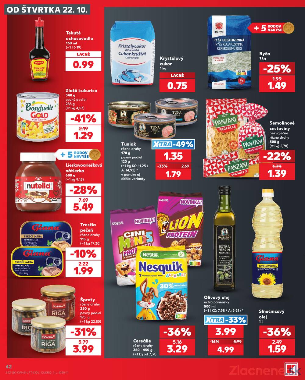 Leták Kaufland - Kaufland 22.10. - 28.10. - Kaufland Bardejov - strana 42 Leták Kaufland - Kaufland 22.10. - 28.10. - Kaufland Bardejov - strana 42