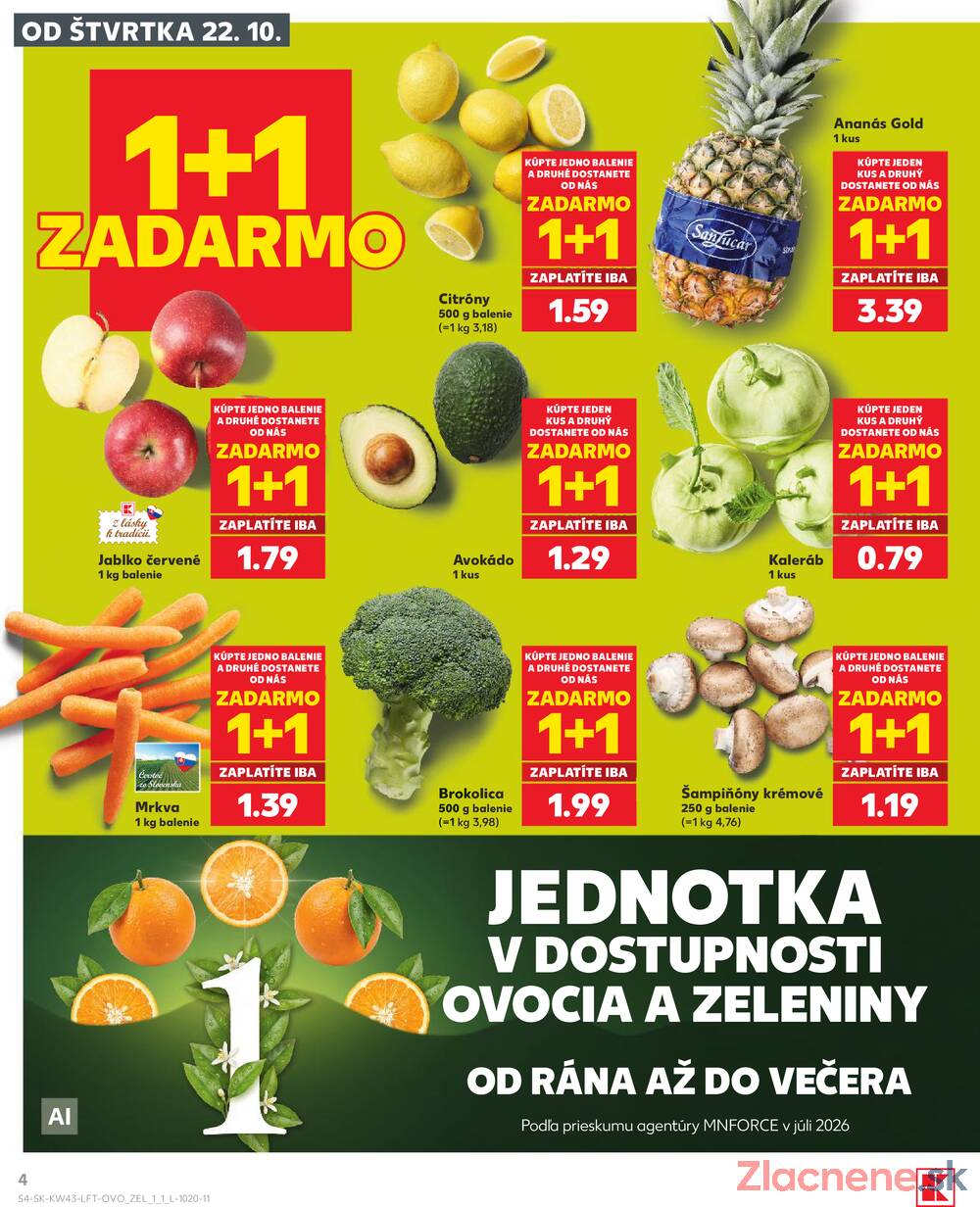 Kaufland 22.10. - 28.10. - Kaufland Stará Ľubovňa