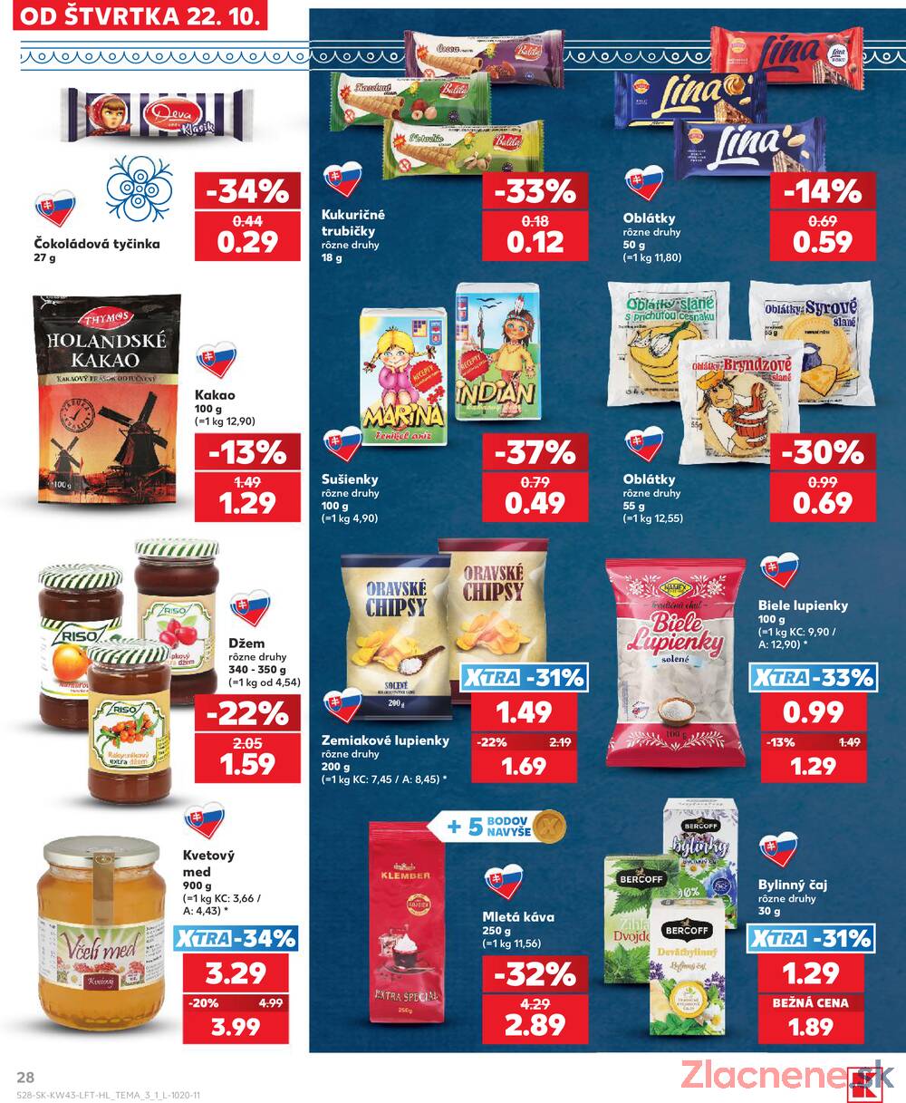Kaufland 22.10. - 28.10. - Kaufland Rožňava