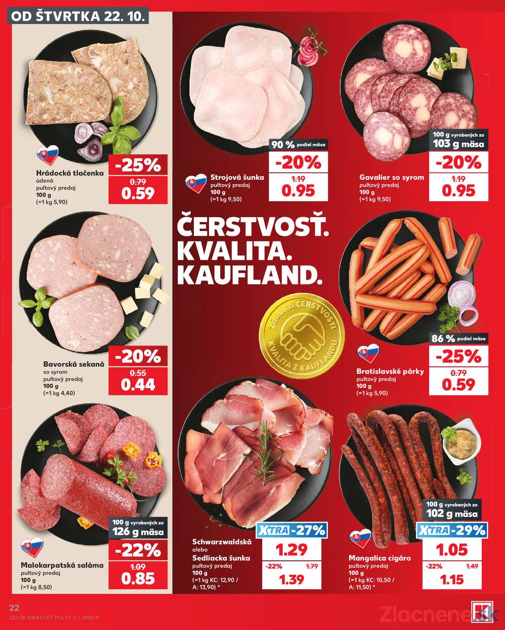 Leták Kaufland - Kaufland 22.10. - 28.10. - Kaufland (A. H. Škultétyho, Veľký Krtíš) - strana 22