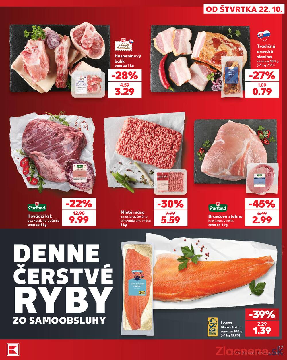 Kaufland 22.10. - 28.10. - Kaufland Dunajská Streda