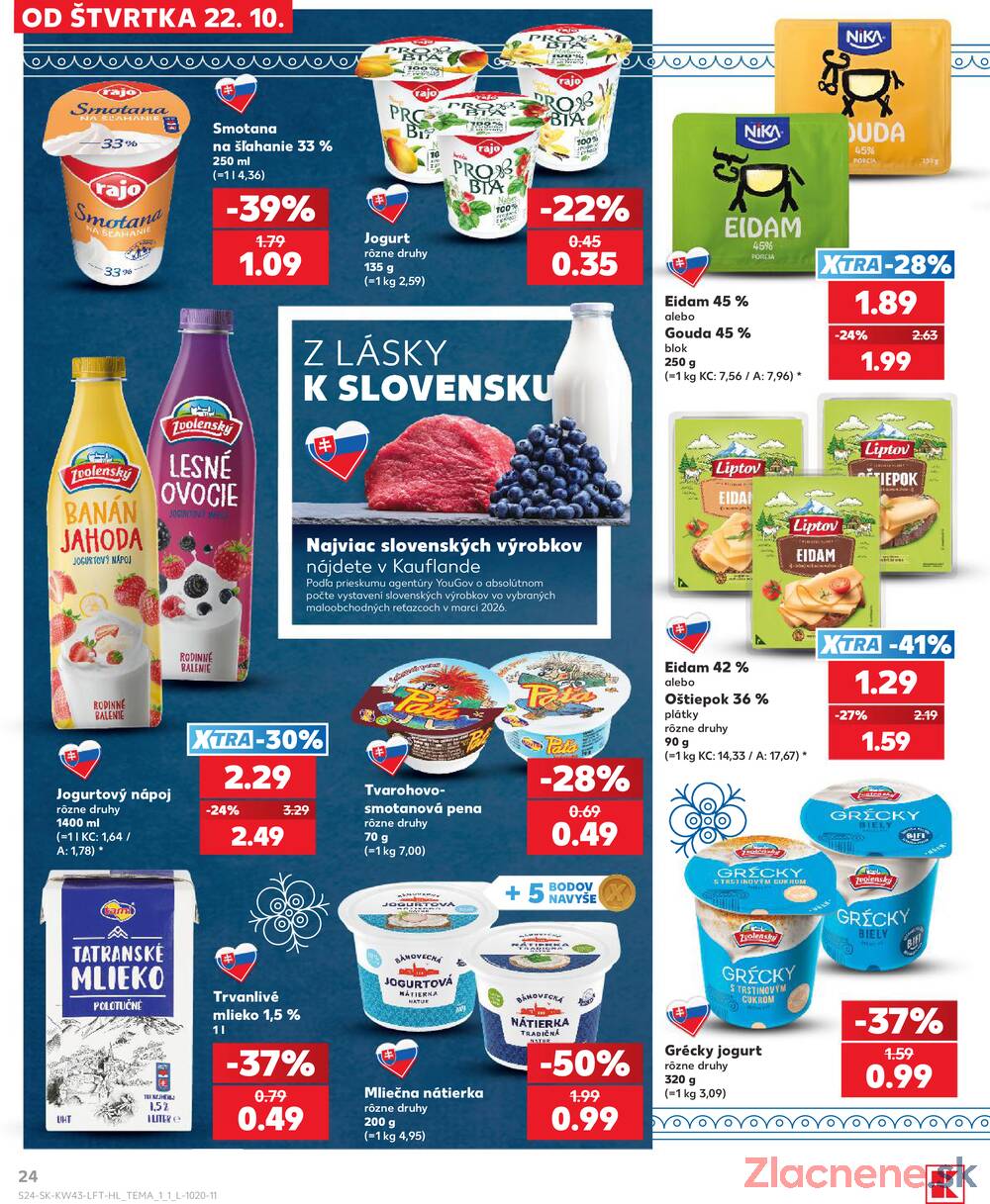 Kaufland 22.10. - 28.10. - Kaufland Dunajská Streda