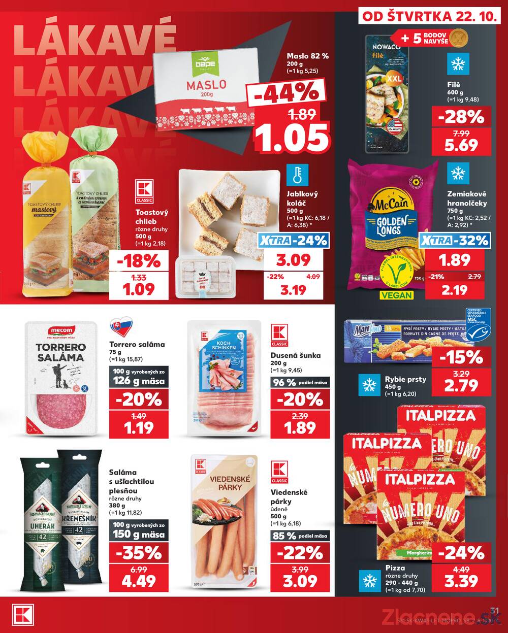 Kaufland 22.10. - 28.10. - Kaufland Veľký Meder
