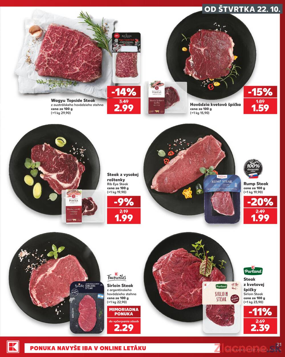 Kaufland 22.10. - 28.10. - Kaufland Trnava - Nová ul.