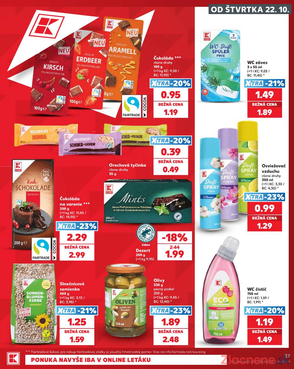 Kaufland 22.10. - 28.10. - Kaufland Trnava - Nová ul.