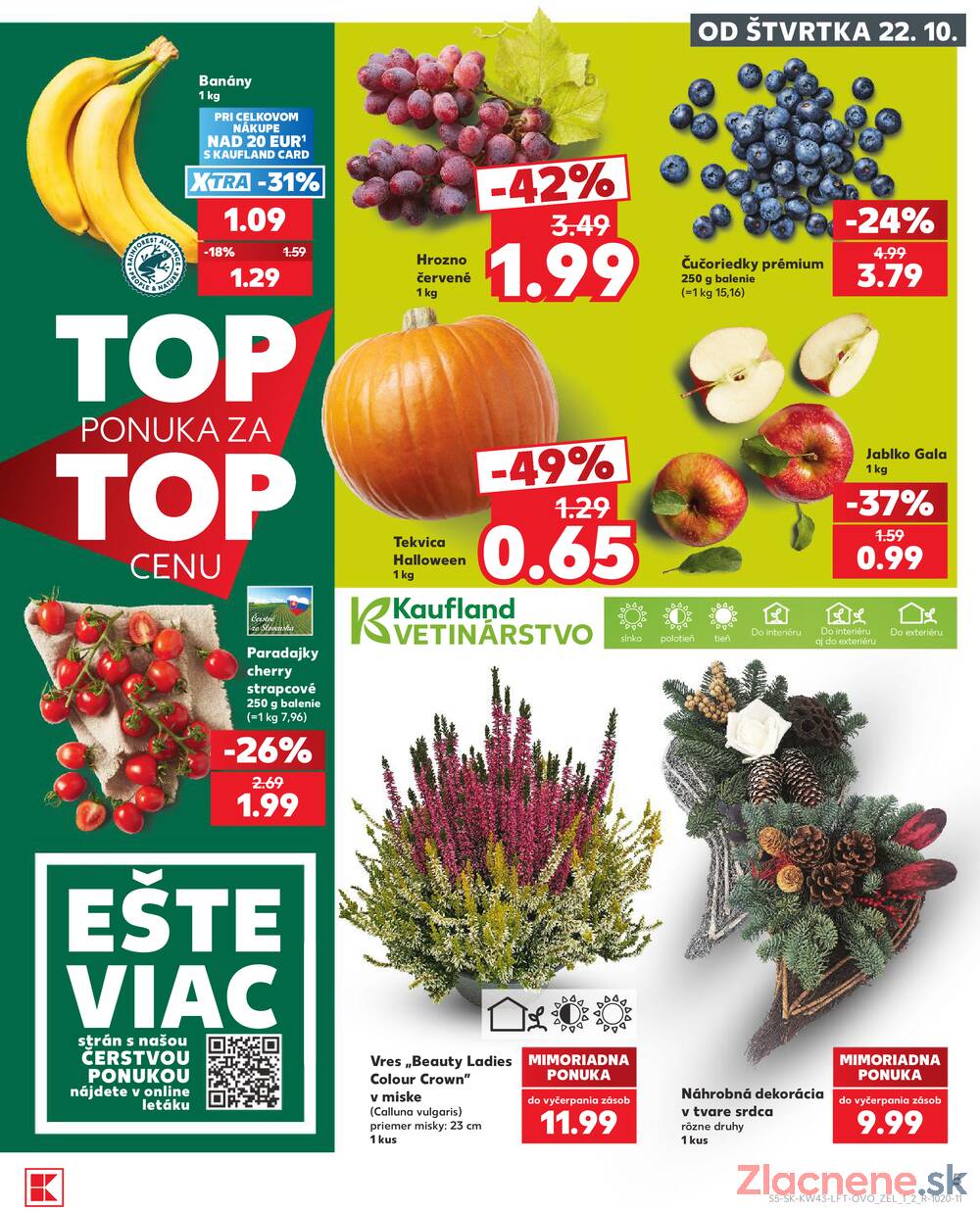 Kaufland 22.10. - 28.10. - Kaufland Košice-Pri hati