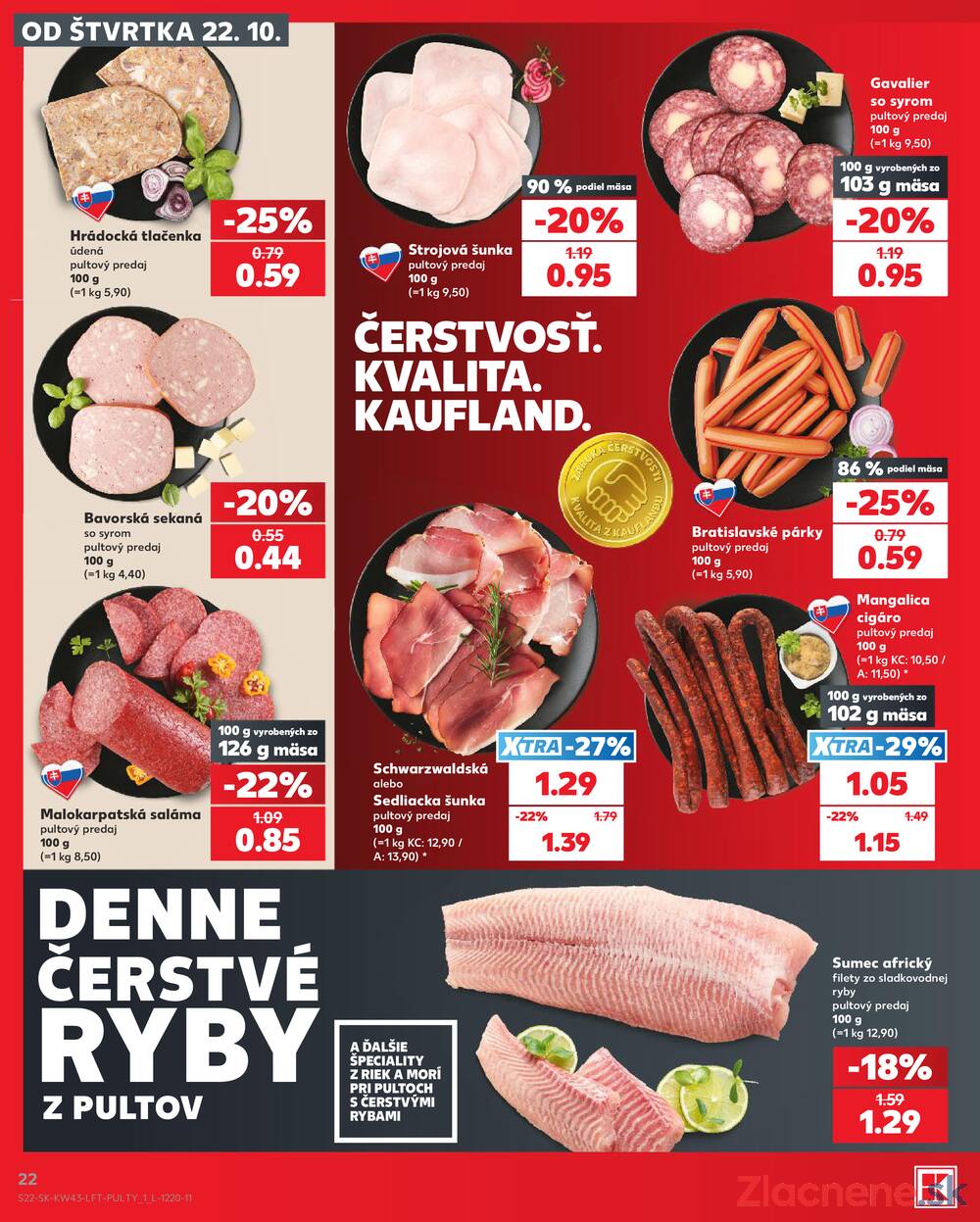 Kaufland 22.10. - 28.10. - Kaufland Žilina