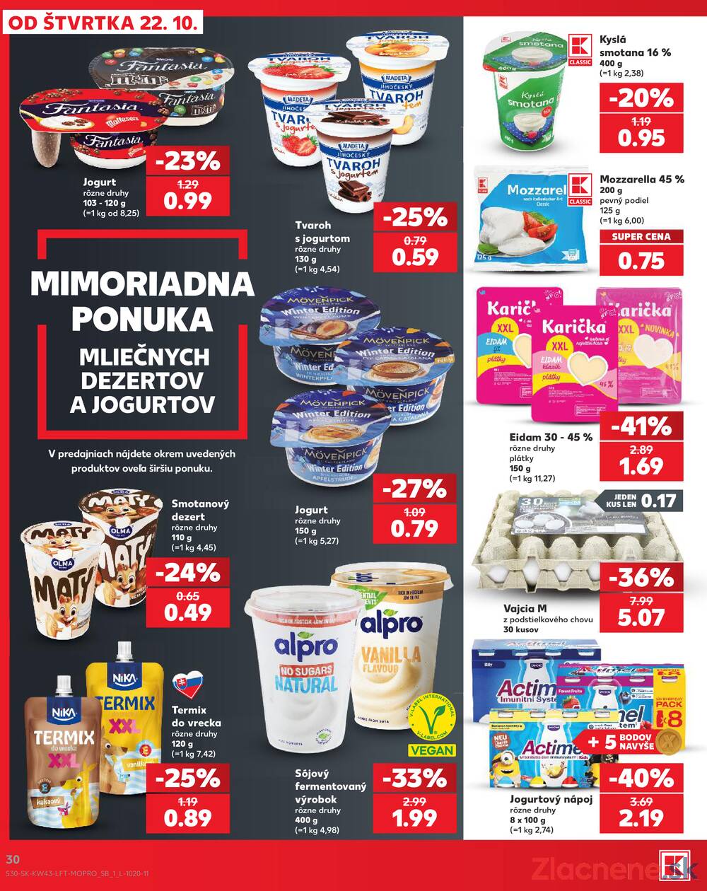 Kaufland 22.10. - 28.10. - Kaufland Žilina