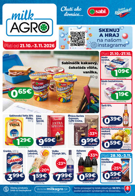 MILK - AGRO : 1 leták
