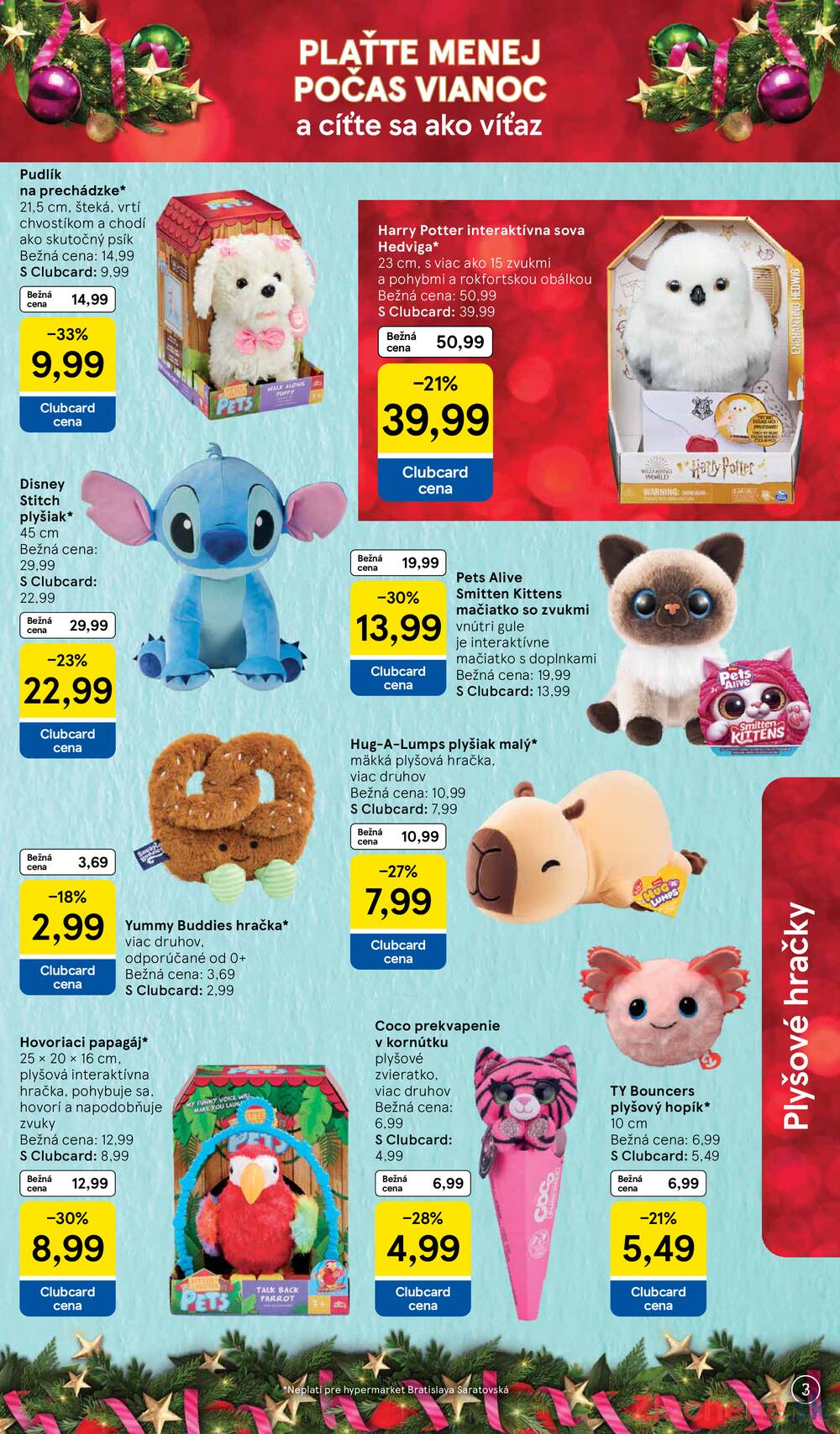 Leták Tesco - Tesco SPECIÁL hypermarkety od 26.10. do 16.11.2026 - strana 3 Leták Tesco - Tesco SPECIÁL hypermarkety od 26.10. do 16.11.2026 - strana 3