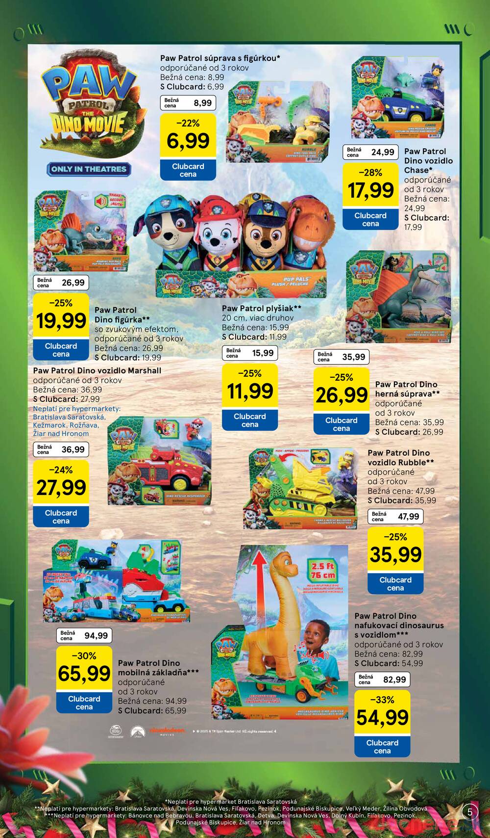 Leták Tesco - Tesco SPECIÁL hypermarkety od 26.10. do 16.11.2026 - strana 5 Leták Tesco - Tesco SPECIÁL hypermarkety od 26.10. do 16.11.2026 - strana 5