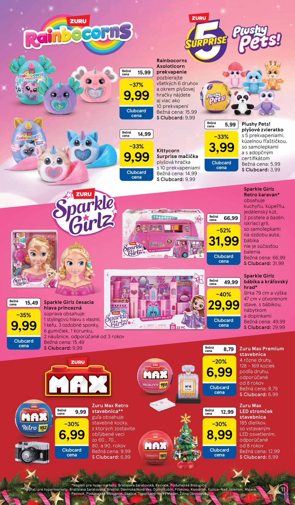 Leták Tesco - Tesco SPECIÁL hypermarkety od 26.10. do 16.11.2026 - strana 11 Leták Tesco - Tesco SPECIÁL hypermarkety od 26.10. do 16.11.2026 - strana 11