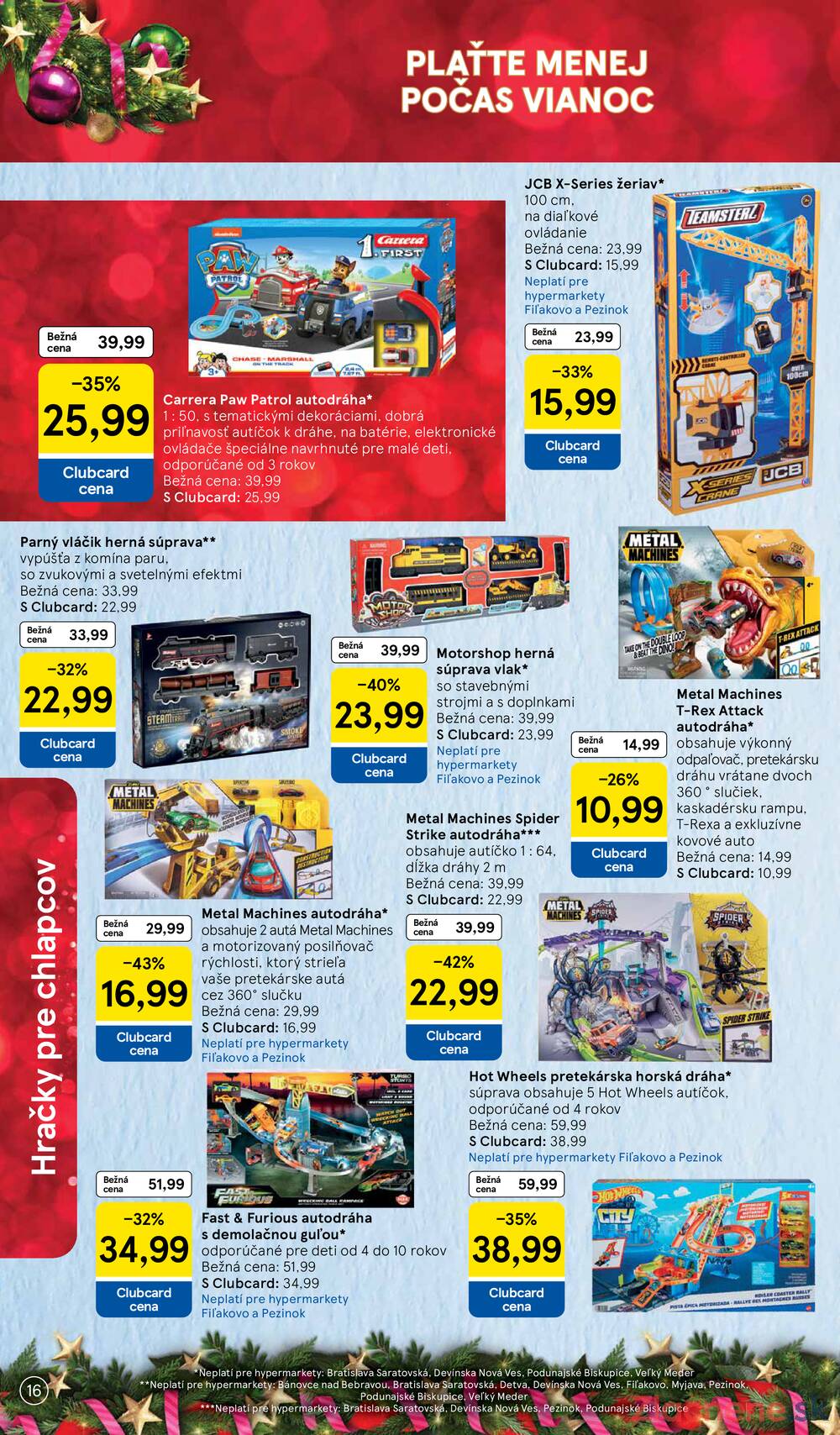 Tesco SPECIÁL hypermarkety  od 26.10. do 16.11.2026