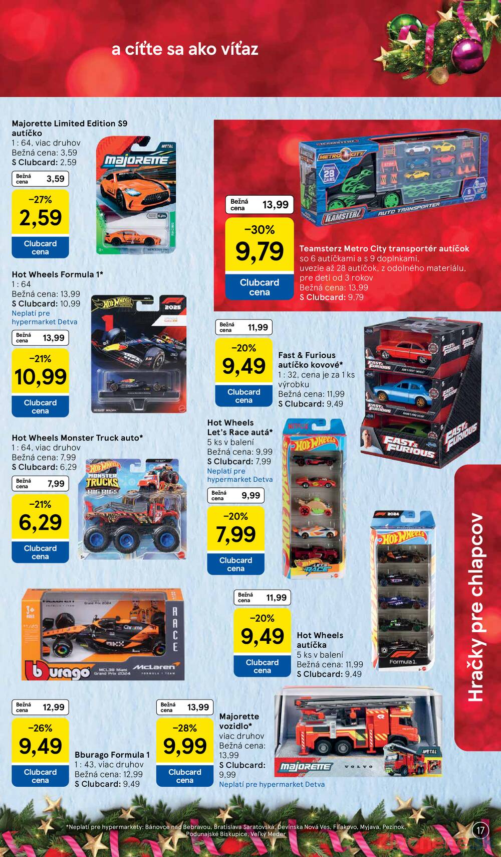 Leták Tesco - Tesco SPECIÁL hypermarkety od 26.10. do 16.11.2026 - strana 17 Leták Tesco - Tesco SPECIÁL hypermarkety od 26.10. do 16.11.2026 - strana 17