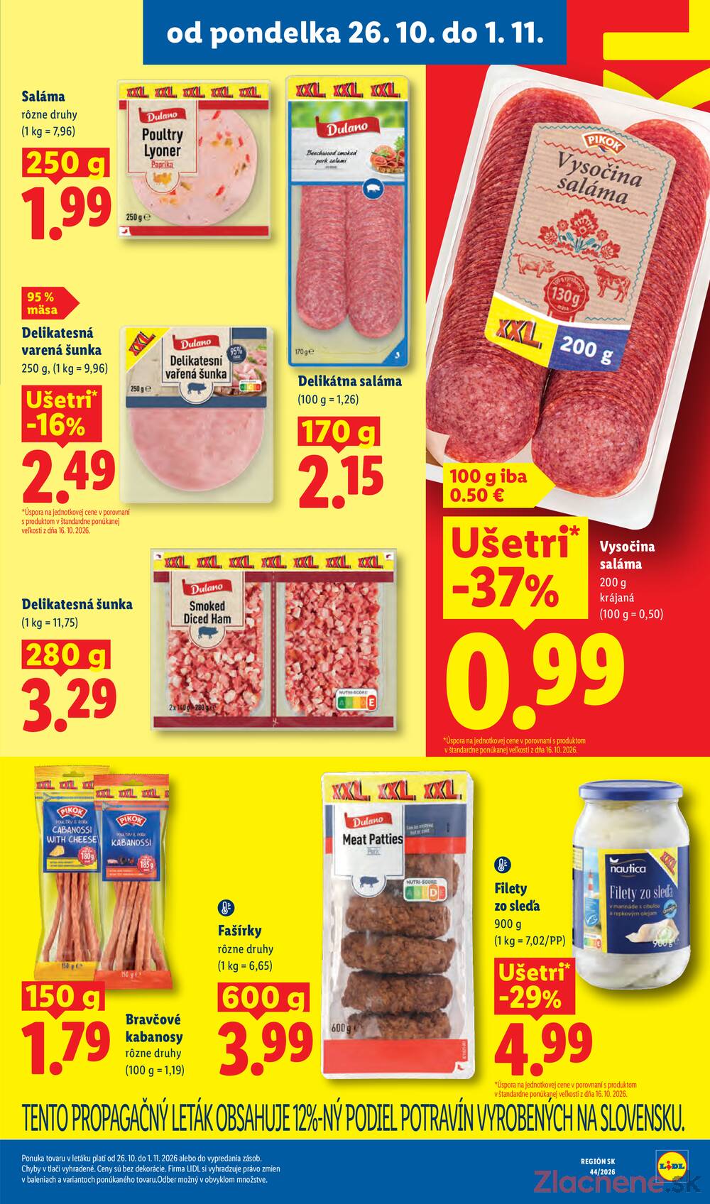 Lidl 26.10. - 1.11.