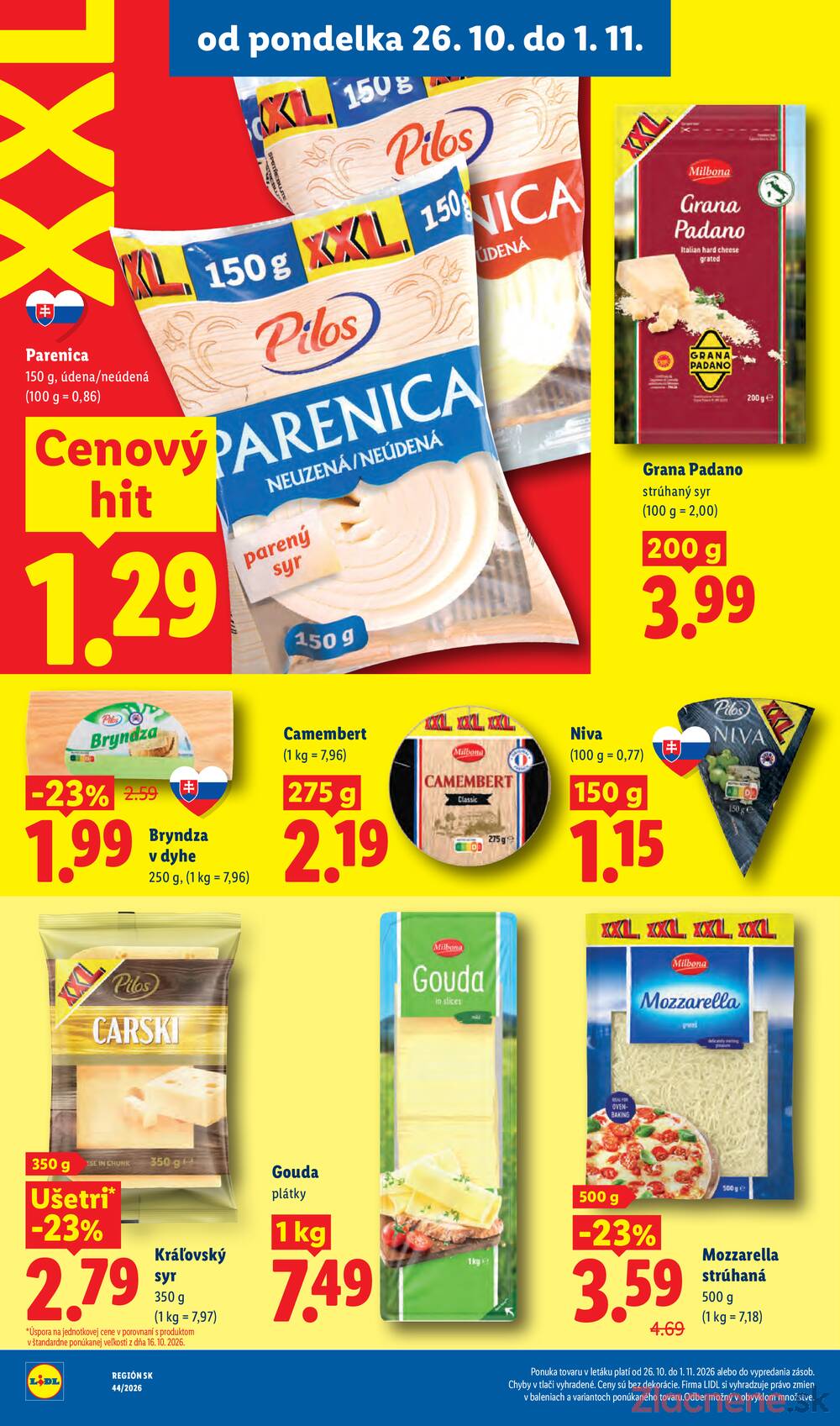 Lidl 26.10. - 1.11.