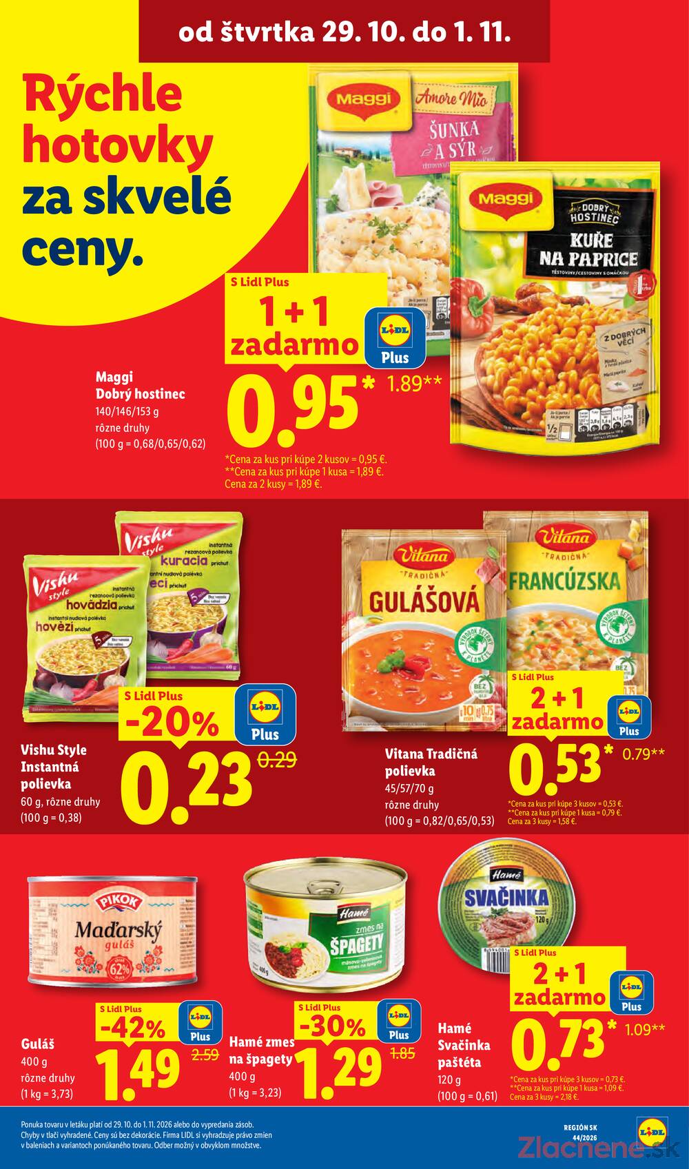 Lidl 26.10. - 1.11.