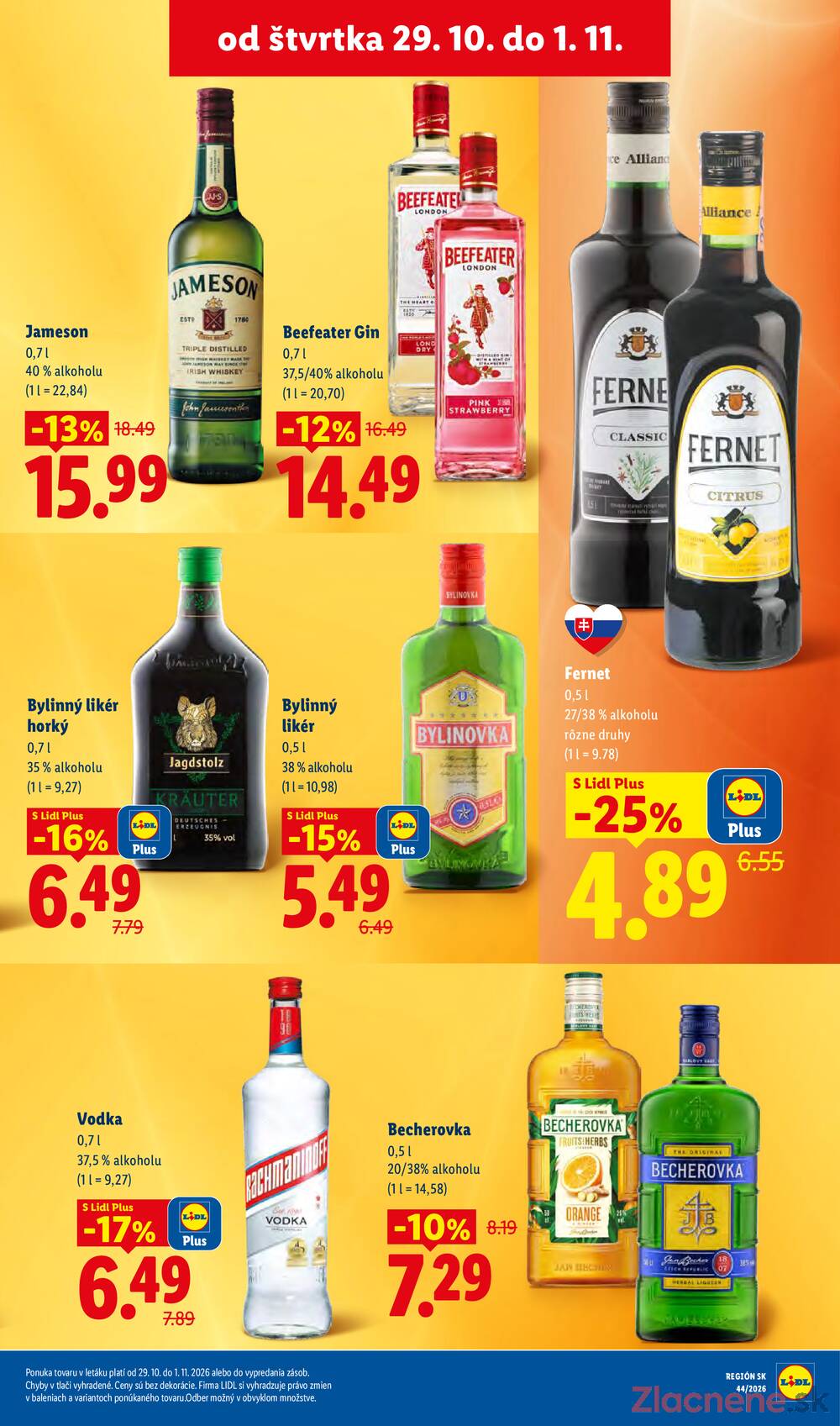 Lidl 26.10. - 1.11.