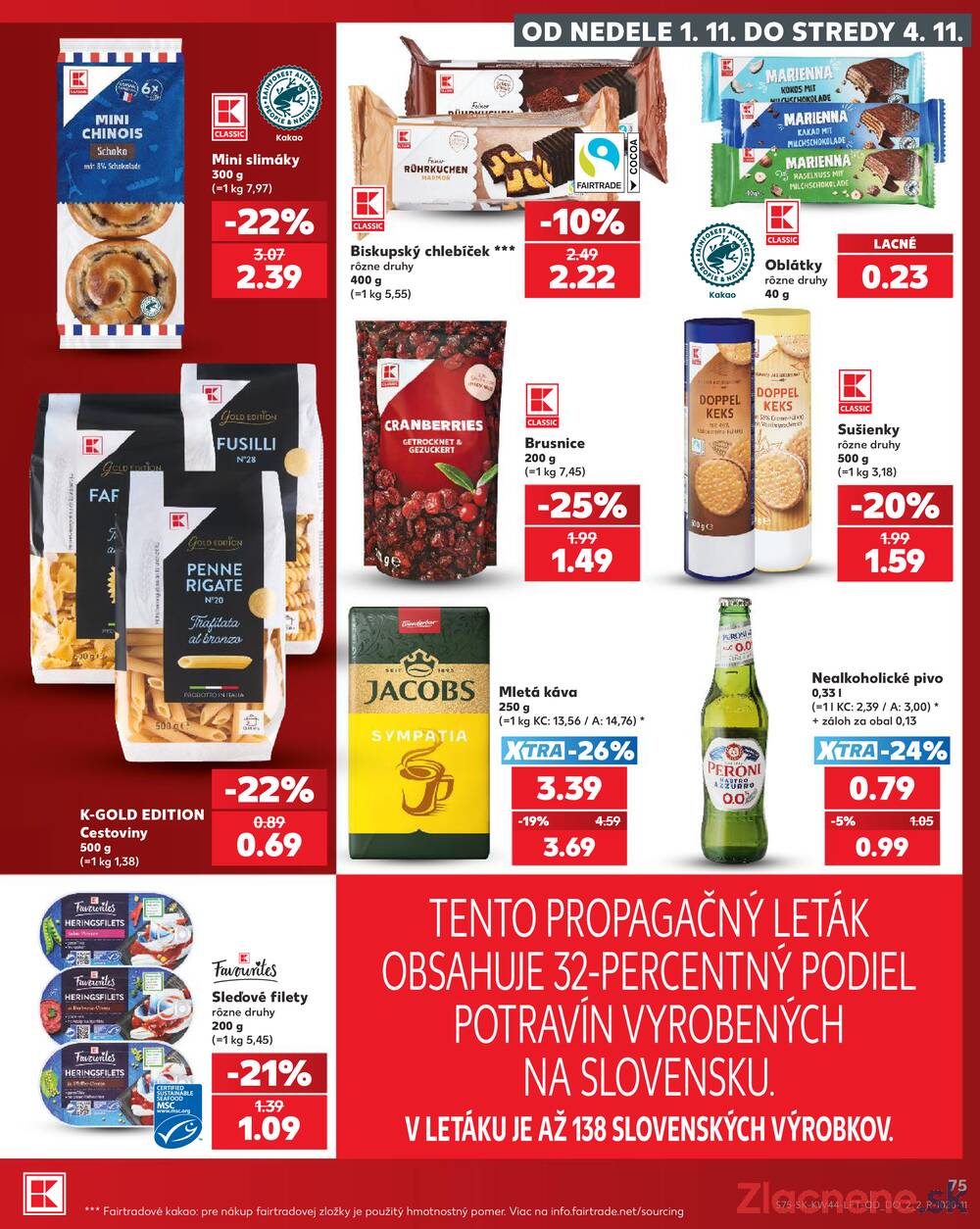 Kaufland 29.10. - 4.11. - Kaufland Brezno