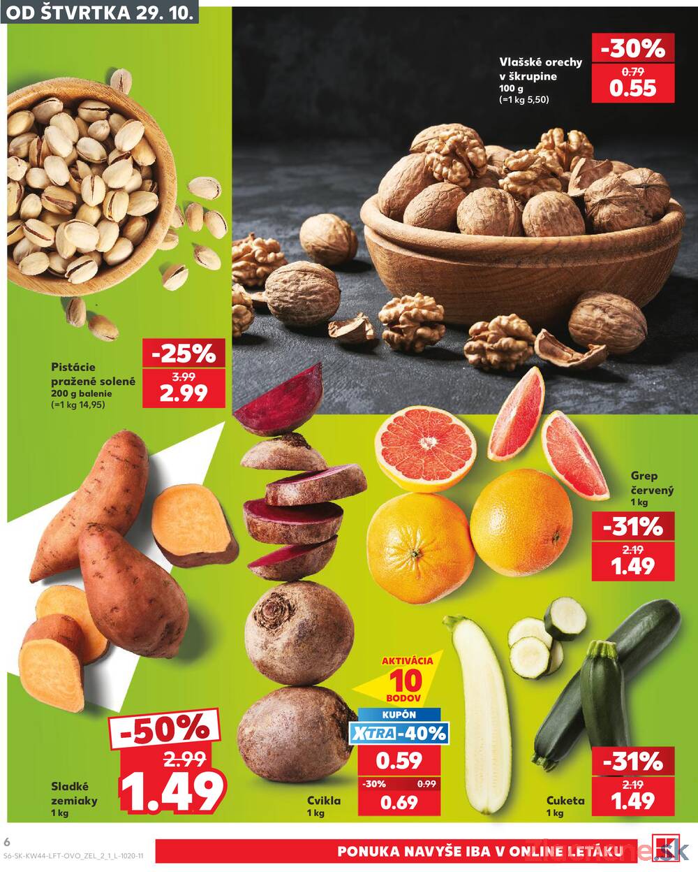 Kaufland 29.10. - 4.11. - Kaufland Bardejov
