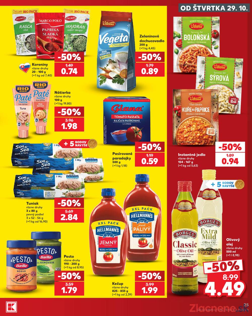 Kaufland 29.10. - 4.11. - Kaufland Rožňava