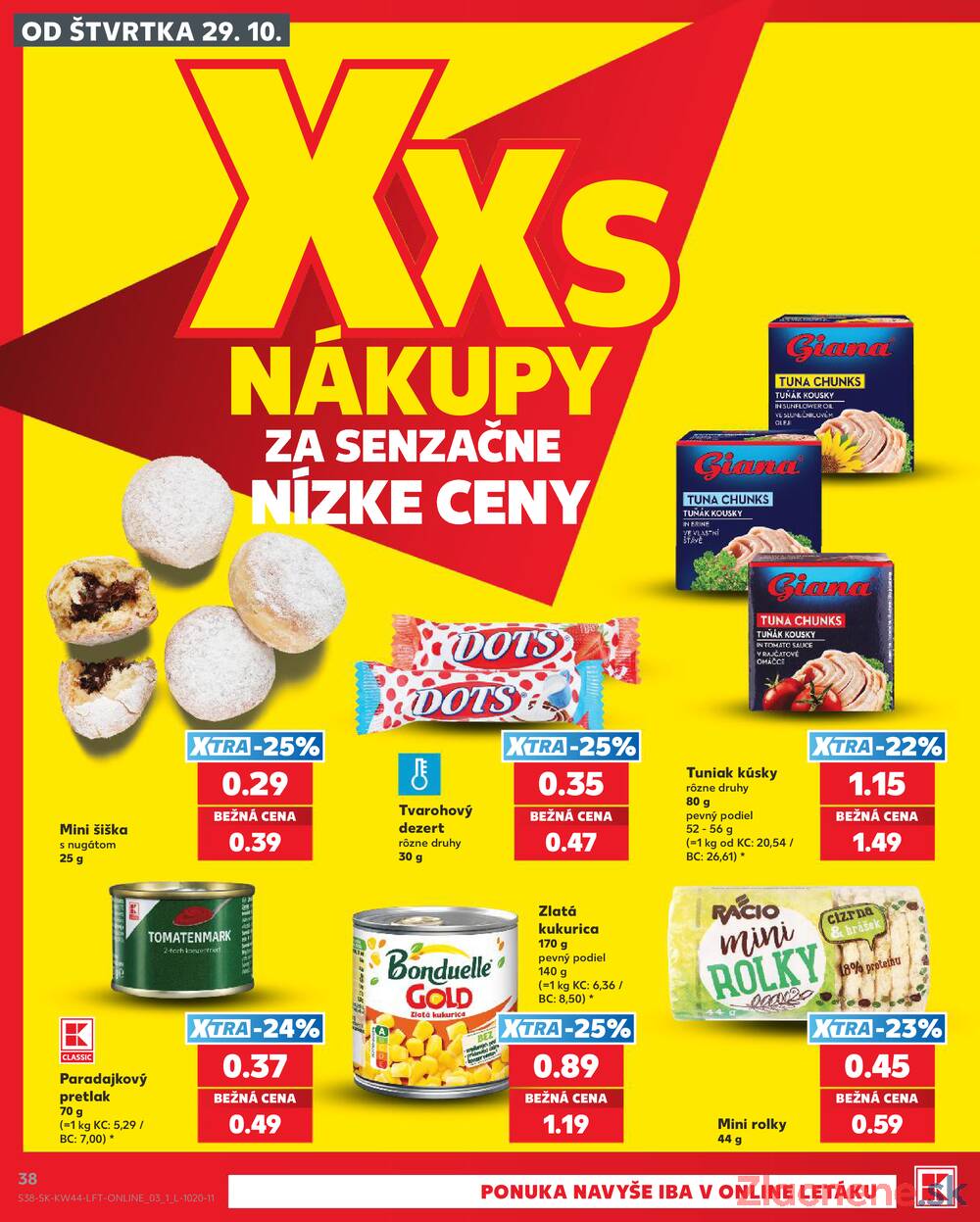 Kaufland 29.10. - 4.11. - Kaufland Rožňava