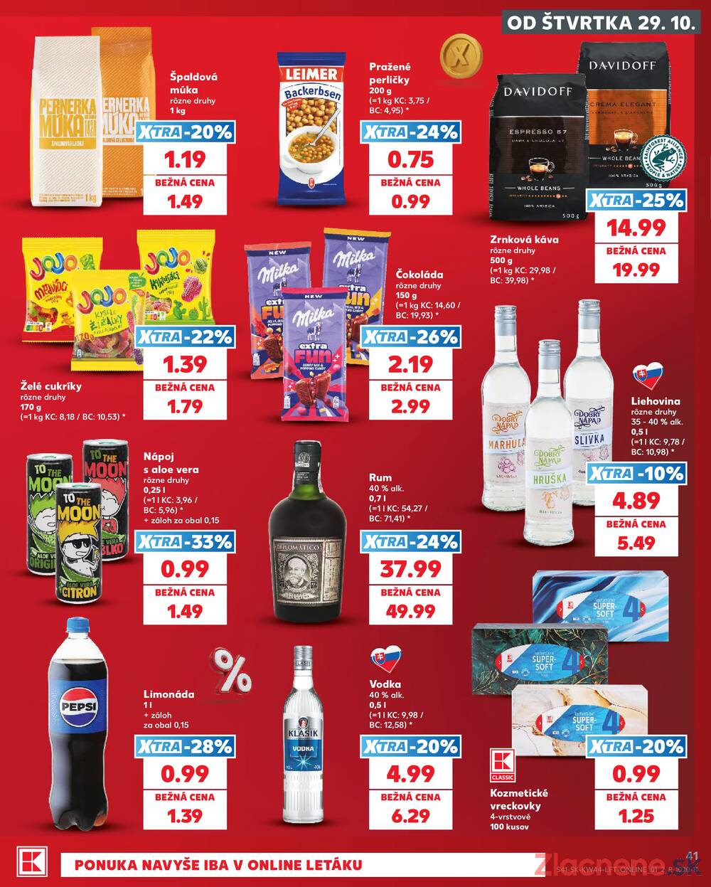 Kaufland 29.10. - 4.11. - Kaufland (A. H. Škultétyho, Veľký Krtíš)