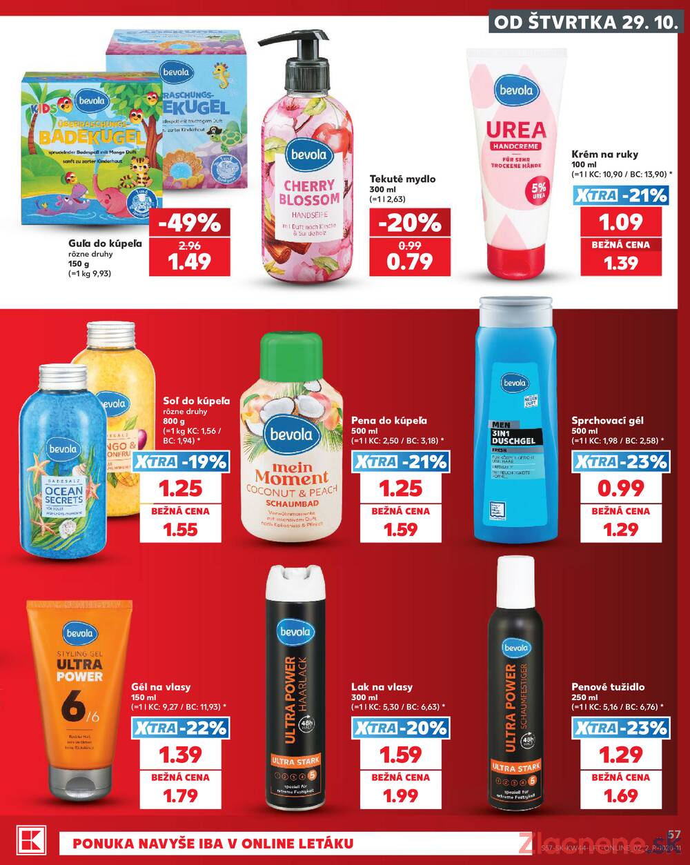 Kaufland 29.10. - 4.11. - Kaufland (A. H. Škultétyho, Veľký Krtíš)
