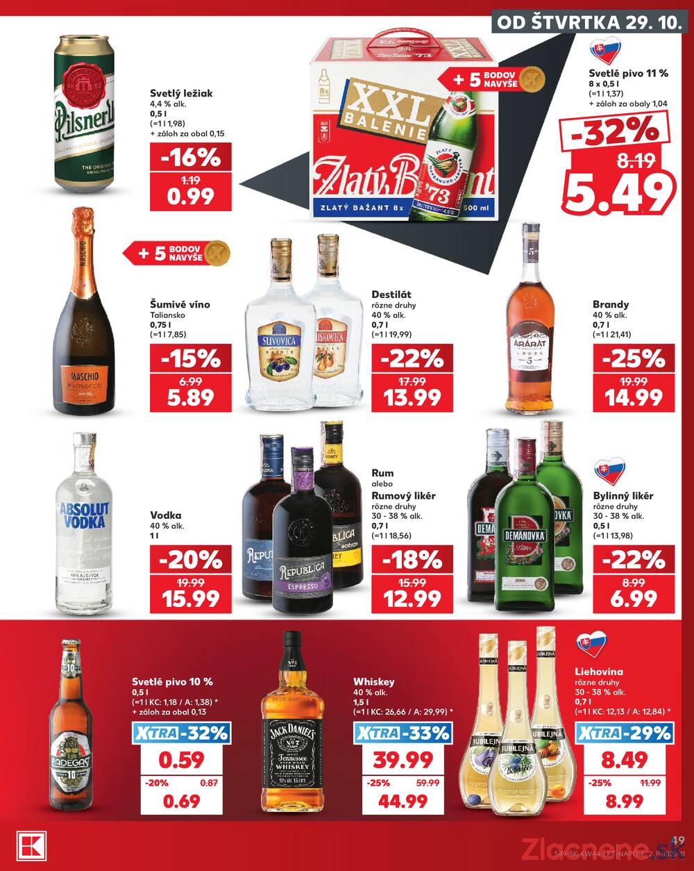 Leták Kaufland - Kaufland 29.10. - 4.11. - Kaufland Malacky - strana 49