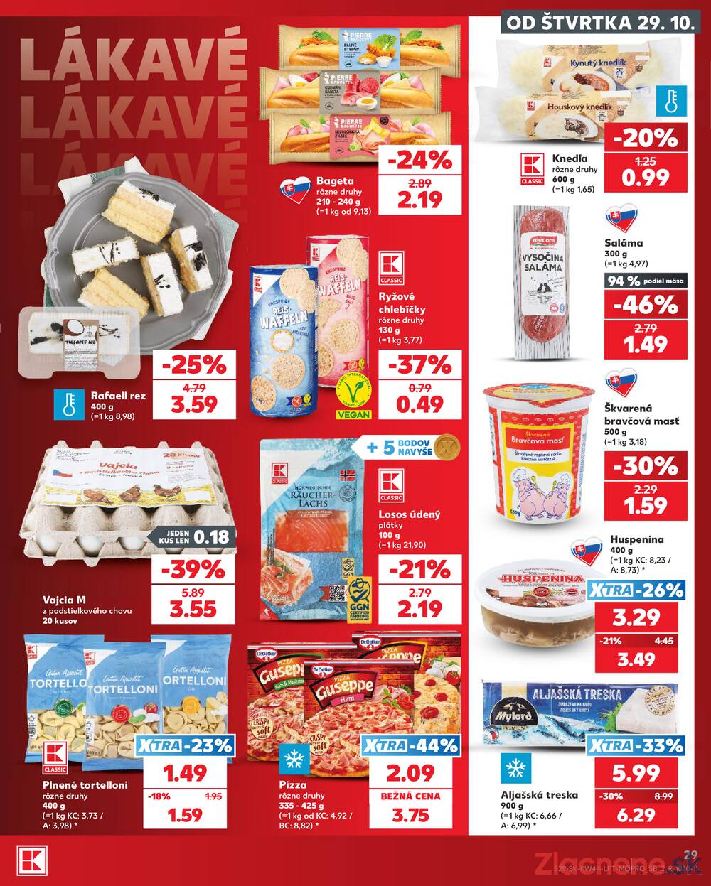 Kaufland 29.10. - 4.11. - Kaufland Trnava - Juh - Bratislavská