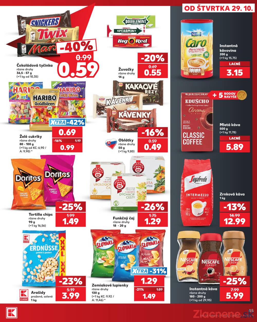 Kaufland 29.10. - 4.11. - Kaufland Trnava - Nová ul.