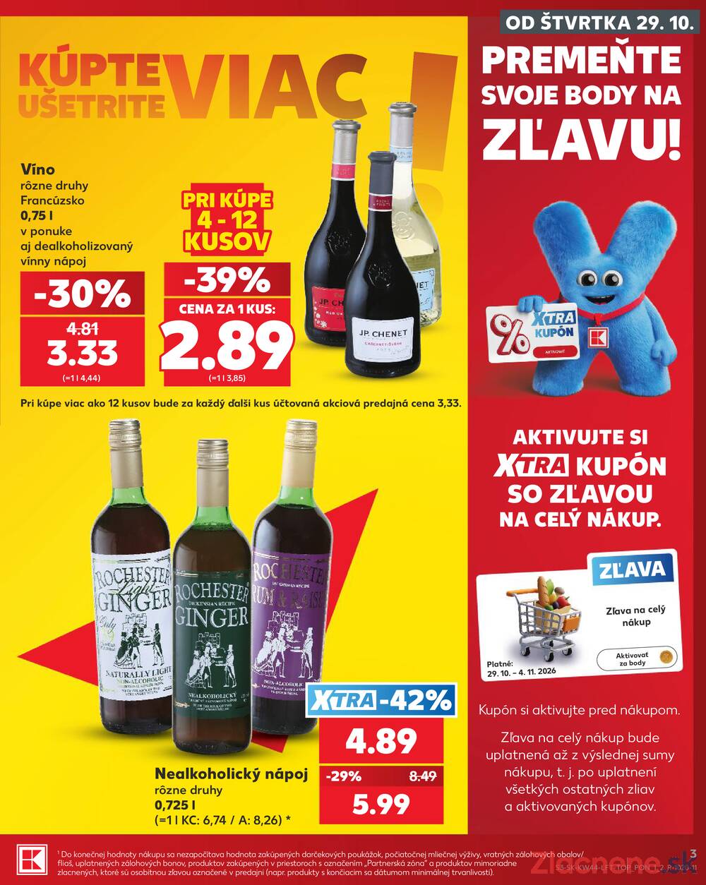 Kaufland 29.10. - 4.11. - Kaufland Žilina
