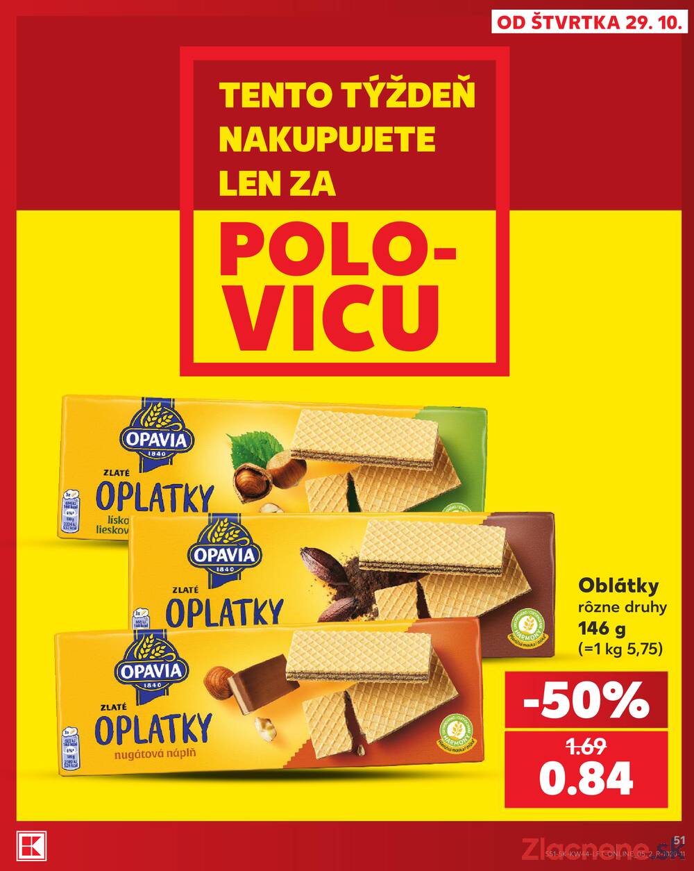 Kaufland 29.10. - 4.11. - Kaufland Žilina