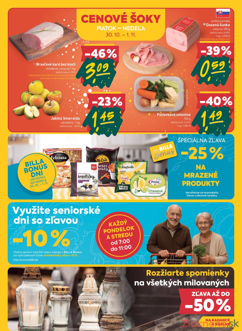 BILLA od 28.10. do 3.11.2026
